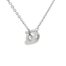 1.00ct Lab Grown Diamond Pendant Sterling Silver