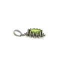 .96ct Peridot Diamond Fashion Pendants 10KT White Gold