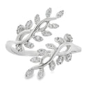 Natural .10ct Diamond Ring Sterling Silver