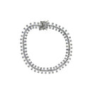 Cubic Zirconium Tennis Bracelet Sterling Silver