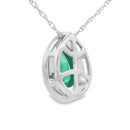 .41ct Emerald Diamond Fashion Pendants 10KT White Gold