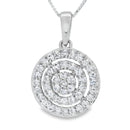 Lab Grown Diamond Fashion Pendants 14KT White Gold