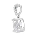 2.00ct Moissanite Pendant Sterling Silver