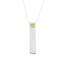Peridot Fashion Pendants Sterling Silver
