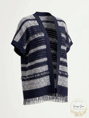 Style & Co Women's Mixed-Knit Fringe-Trim Cardigan, Size Small