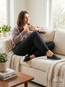 Ideology Women's Comfort Waist Pull On Jogger Pants Black