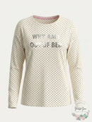 Jenni by Jennifer Moore Why Am I Out Of Bed Cotton Graphic Top Medium