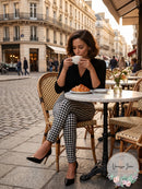Inc International Concepts Gingham High Rise Leggings, Size XS