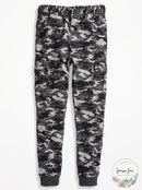 Epic Threads Big Boys Stretch Camouflage Twill Cargo Joggers, Size Small
