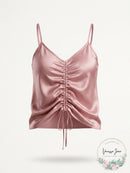 Hippie Rose Juniors Drawstring Camisole, Size Medium