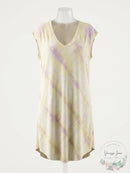 Free People Breezy Point Tie-Dye Tunic - Lilac, Size XS