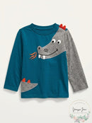First Impressions Boys Long Sleeve Print T-Shirt