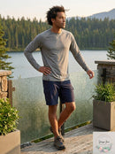 G.H. Bass Mens Boundary Trek Base Layer Long Sleeve Tee