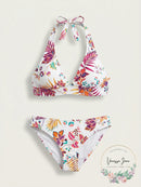 Lauren Ralph Lauren Jacobean Floral Hipster Bikini Swim Bottom