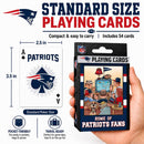 New England Patriots Fan Deck Playing Cards - 54 Card Deck