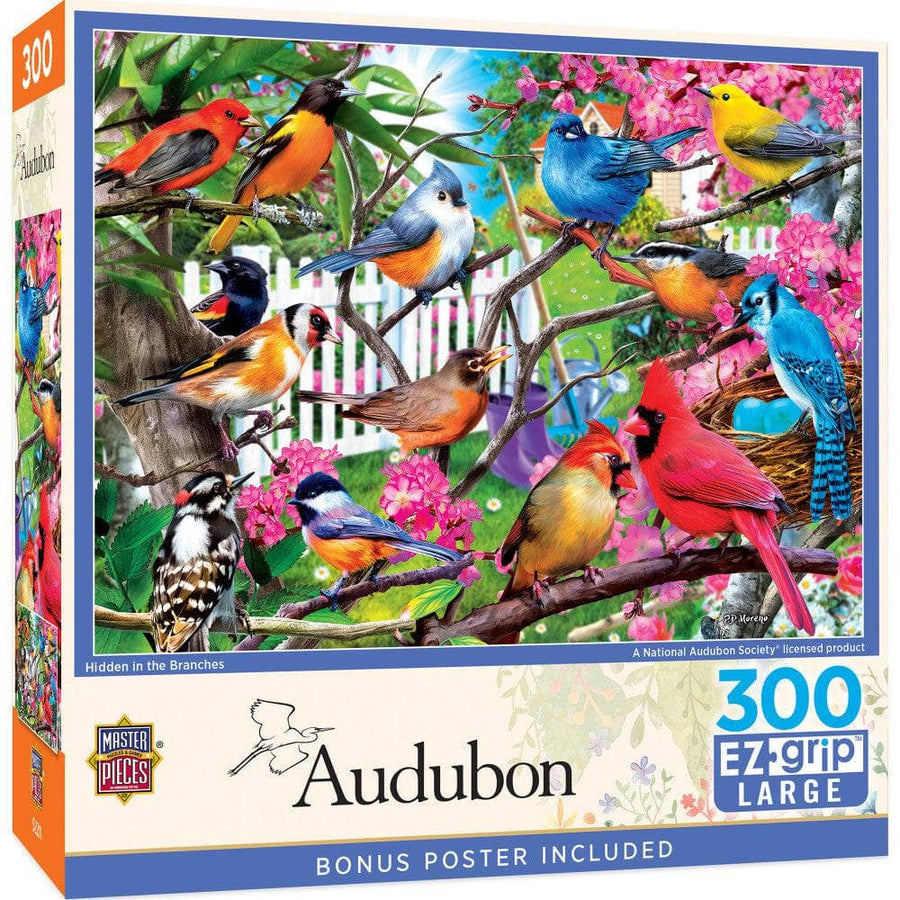 Audubon - Hidden in the Branches 300 Piece EZ Grip Jigsaw Puzzle