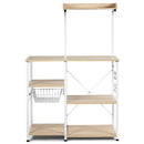 4 Tier Vintage Kitchen Baker's Rack Utility Microwave Stand-Coffee