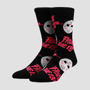 Jason (Friday the 13th) Neon Character Crew Socks