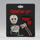 Friday the 13th Jason Voorhees Enamel Pin Set