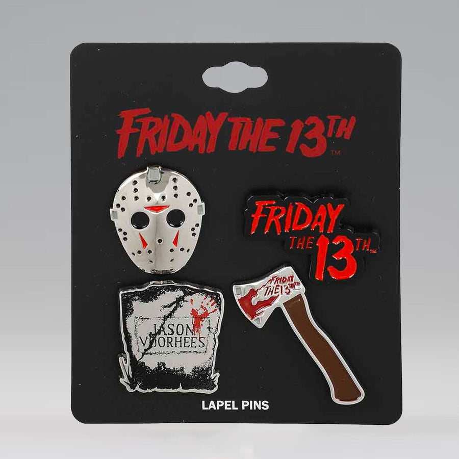 Friday the 13th Jason Voorhees Enamel Pin Set