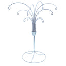 12-Arm Spiral Fountain Brass Silver Metal Ornament Stand Display 11.5 Inches