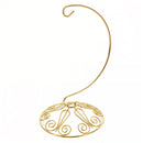 Curved Gold Wire Swirl Base Ornament Stand Display 7 Inches