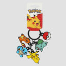 Pokemon Kanto Starters Enamel Multi-Charm Keychain