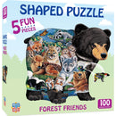Forest Friends - 100 Piece Shaped Jigsaw Puzzle