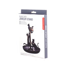 Kikkerland Black Cats Jewelry Holder Stand