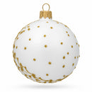 St. Nicholas Perusing His Gift List Glass Ball Christmas Ornament 3.25 Inches