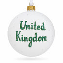 Big Ben, London, United Kingdom Glass Ball Christmas Ornament 3.25 Inches