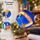Engineer Glass Ball Christmas Ornament 3.25 Inches