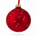 Police Officer and K9 Partner Glass Ball Christmas Ornament 3.25 Inches