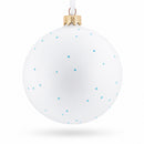 Majestic Deer in Winter Forest Glass Ball Christmas Ornament 4 Inches