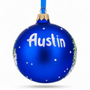 Austin, Texas Glass Ball Christmas Ornament 3.25 Inches