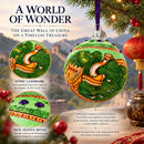 The Great Wall of China Glass Ball Christmas Ornament 4 Inches
