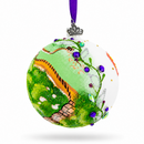 The Great Wall of China Glass Ball Christmas Ornament 4 Inches