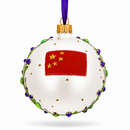 The Great Wall of China Glass Ball Christmas Ornament 4 Inches