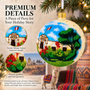 Museo Larco, Lima, Peru Glass Ball Christmas Ornament 4 Inches