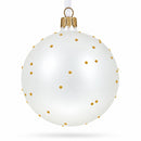 Father's Day 'The Best Dad' Glass Ball Christmas Ornament 4 Inches