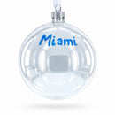 Wynwood Walls, Miami, Florida Glass Ball Christmas Ornament 4 Inches