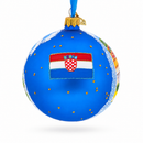 The Walls of Dubrovnik, Croatia Glass Ball Christmas Ornament 4 Inches