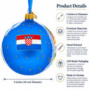 The Walls of Dubrovnik, Croatia Glass Ball Christmas Ornament 4 Inches
