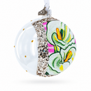 1928 Georgia O'Keeffe "Two Calla Lilies on Pink" Glass Ball Christmas Ornament 4 Inches