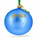 Crete, Greece Glass Ball Christmas Ornament