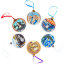 Vincent van Gogh "Irises" Glass Ball Christmas Ornament 4 Inches