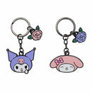 Kuromi and My Melody Besties Matching Sanrio Keychain Set