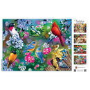Audubon - Songbird Collage 300 Piece EZ Grip Jigsaw Puzzle