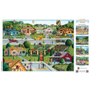 Hometown Gallery - Bungalowville 1000 Piece Jigsaw Puzzle