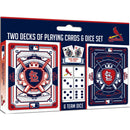 St. Louis Cardinals - 2-Pack Playing Cards & Dice Set
